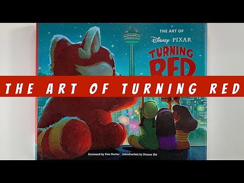 The Art of Turning Red (flip through) Artbook