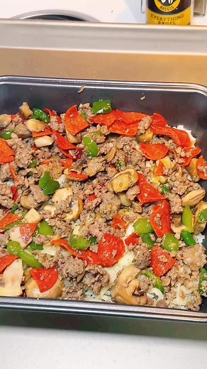 34K views · 547 reactions | Easy, Low Carb Pizza Bowls #mealprep #pizza #easymeal #lowcarb #EasyRecipe #delicious #healthyrecipes #cooking | Takingmylifebackat42 | Facebook