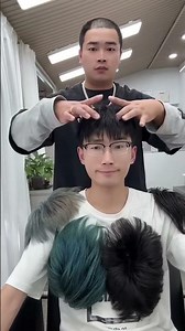 This Expression Is Really Amazing😄#Tóc Giả Nam #Tóc Giả#メンズウィッグ #ウィッグ