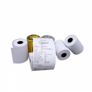 [Hot Item] Printed Receipt Paper 80mm Cash Register Paper Type Thermal Receipt Printer Paper Roll with Plastic Core
