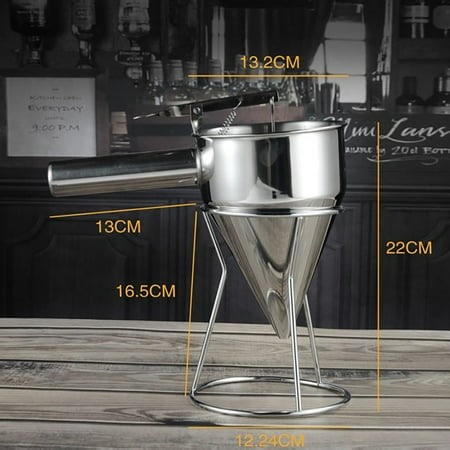 Baking Funnel,Stainless Steel Piston Funnel Kitchen Tool Piston Funnel Eco-Friendly Materials - Walmart.ca