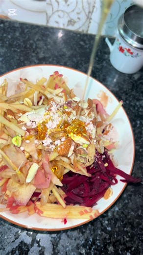 Apple&beetroot salad#viralvideo #nepalitiktok🇳🇵 #support #apple #salad