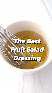 Elevate your fruit salad with 3 simple ingredients!!✨ I get so many requests for this recipe when I make it, it’s SO good!!💣 The Best Fruit Salad Dressing Whisk together: 1/4 cup real maple syrup (can also use honey, but the maple syrup is 👌) 3 tbsp fresh lime juice 1 tsp fresh lime zest Pour over your favorite fruit combo & enjoy!!🍓🍇🥝🍍🫐🍌Makes enough dressing for a large fruit salad to feed 10-12 people. You can also store it in a sealed container in the refrigerator and drizzle over ind
