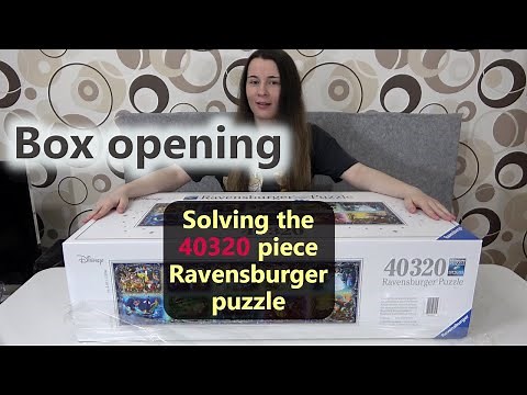 40320 piece Disney puzzle Part 0: Box opening