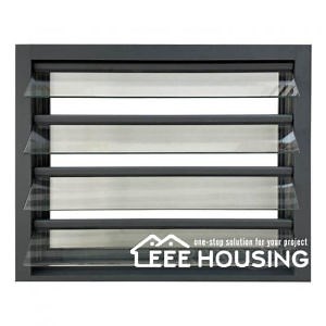 [Hot Item] Factory Supply Jalousie Window Installation and Replacement, Aluminium Frame Jalousie Louver with Adjustable Glass Blades