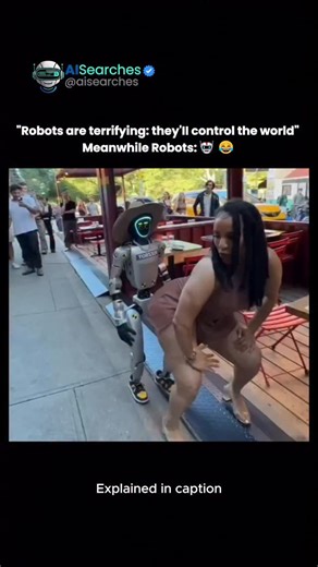 Artificial Intelligence & AI Technology on Instagram: "For all the talk of robots taking over, these fails keep us grounded. 🤖😂 A compilation of robot mishaps shows machines stumbling, falling, bumping into people, and wildly flailing their arms. Instead of domination, it’s pure slapstick comedy. These clips remind us that while robotics is advancing rapidly, perfection is still far off. Behind every headline about AI and robots lies trial, error, and plenty of unintentionally hilarious moment