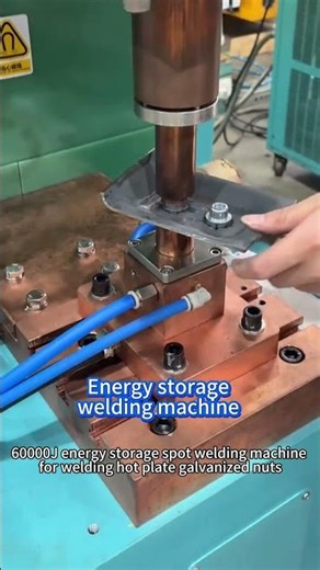 Gentle Welding Inside Galvanized Nuts for Energy Storage - No Coating Damage