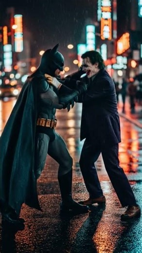 batman fighting with joker #DreamScreenAI