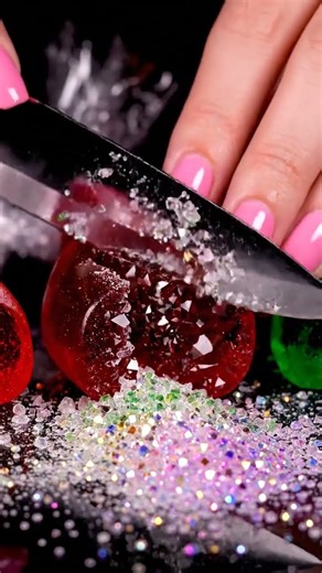 Irresistible Chop ASMR#ASMR #CrunchyVibes #OddlySatisfying #KnifeSounds #RelaxingVibes #CuttingASMR