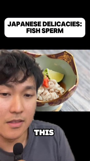Smarvin on Instagram: "Shirako or Sperm sacs from male cod is a delicacy widely enjoyed in the winter months in Japan #japanesefood #shirako #japan"