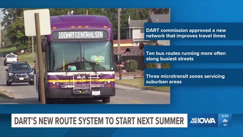 DART commission approves new bus network