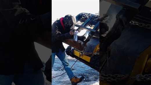 Starting to get this loader arm stitched back up