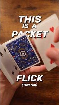 Learn This Packet Flick! 😮 (Easy Cardistry Tutorial) #shorts #viralvid #fyp #tutorial #cards