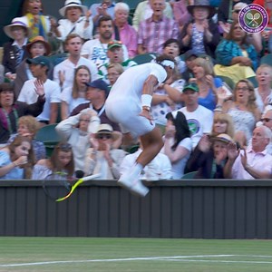 Rafa Nadal never gives up on a point... #Wimbledon | Wimbledon