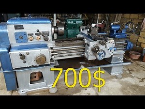 Запуск станка 1к62 с металлоприемки