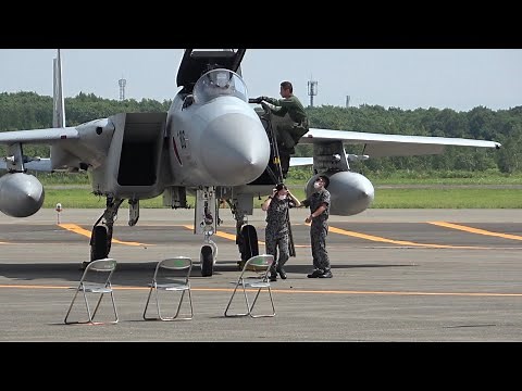 F-15Jデモスクランブル 千歳基地航空祭2022年 Scramble Demonstration at JASDF Chitose Air Base Festival 2022
