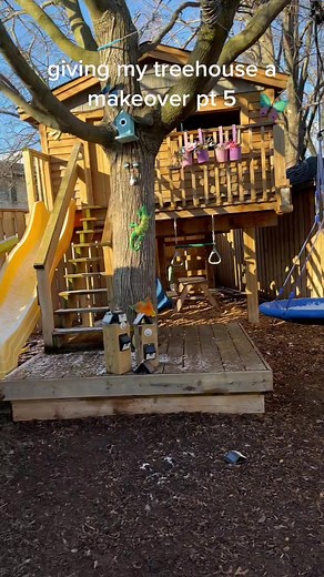 part 5 was a flop lolll #fyp #fypシ #fypage #fypシ゚viral #foryou #foryoupage #viral #viralvideo #viraltiktok #famous #treehouse #makeover #cleaning #house #2023 #spring #summer #tree #slide #part5 #snow #ice #frozen #winter #cold