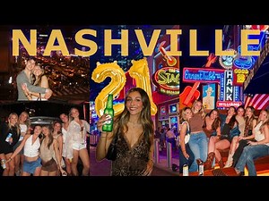 WE DROVE 13 HOURS FOR MY 21ST BIRTHDAY | Nashville Vlog 🤠