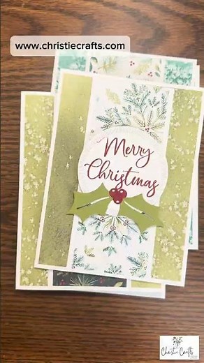Free Tutorial: Elegant Pine Snowflakes Quick & Easy Card Set