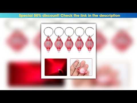 Get ABYN-Pack Of 100 LED Keychain Flashlight, 395Nm UV Keychain Flashlight, UV Light Flashlight Key