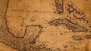 Antique Old Map Gulf Mexico Caribbean Stock Footage Video (100% Royalty-free) 3486428829 | Shutterstock