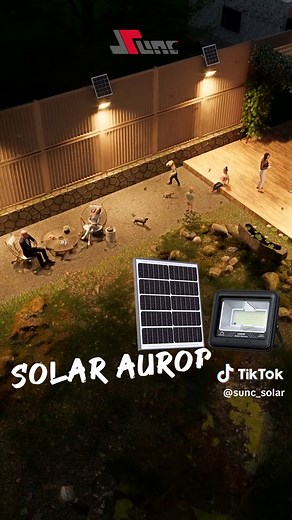 Solar Aurora Flood Light: Efficient Outdoor Lighting