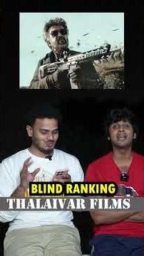 Blind Ranking Thalaivar Films! Rajini Best 10 Movies List | Arjun Giripal | #rajini | #Shorts