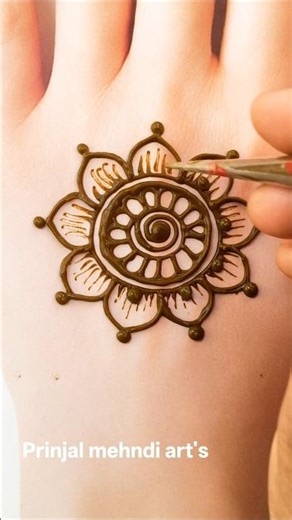 Trending Mehndi Design 2026 🔥 Sabko Pasand AayegaEasy Circle Mehndi Design ❤️#mehndi #shortvideo