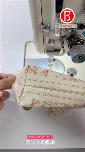 Three-dimensional right-angle construction method sewing Tutorial