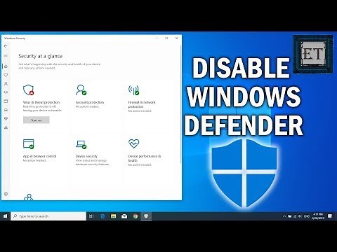 How To Disable/Enable Windows Defender on Windows 10 (3 Ways)