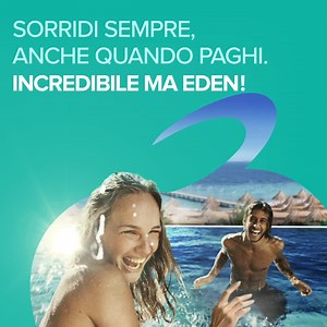 Con Eden puoi avere la vacanza dei tuoi sogni ad un prezzo super, così sorridi sempre, anche quando paghi!😁​ Incredibile ma Eden 🤙 | Eden Viaggi