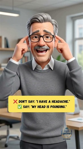 Don't Say 'I Am Sick' in English! 🏥 Say THIS Instead #facts #learnenglish