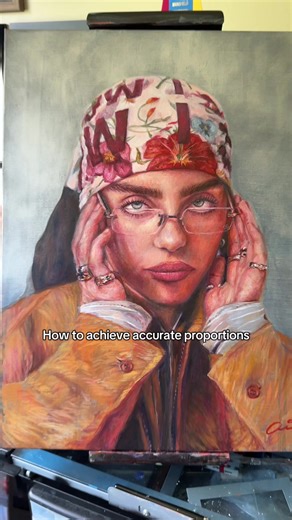 Accurate Proportions in Portrait Painting Techniques