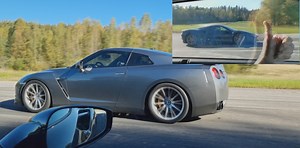 4.3M views · 9.7K reactions | 720 HP Ferrari F8 Tributo TROLLED by 1200+ HP Nissan GTR R35 extremely brutal! | GTBOARD.com | Facebook