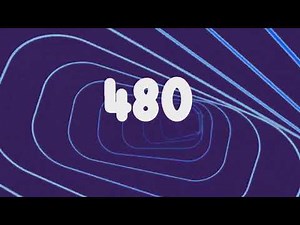 Countdown From 500 to 0 Sync With The Beat Of The Music