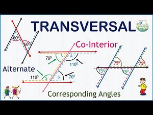HOW ANGLES are formed by PARALLEL LINES cut by a transversal? (PART 1)