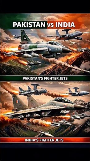 PAKISTAN vs INDIA Air Force 🔥 Fighter Jets Power Comparison | Who Dominates the Sky?