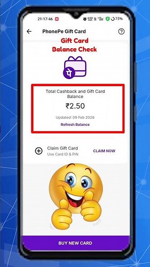 How To Check Gift Card Balance In PhonePe !! PhonePe Me Gift Card Balance Kaise Check Kare #shorts