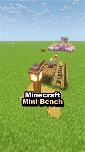 Minecraft mini table - Tutorial #popular #trending #minecraft #foryou #building