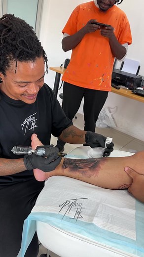 Incredible Tattoo Portrait Creation in Studio