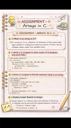 🚀 “Mastering C basics 💻 | Arrays made easy ✨ Save this for later!” #codingchallenge #viral #explore
