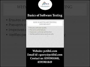 Software Testing Course Explained | Manual & Automation Testing