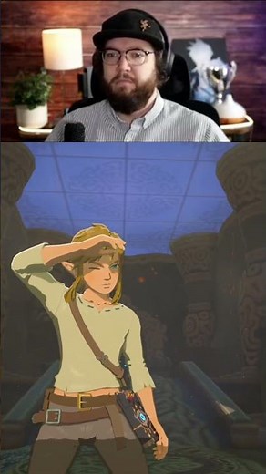 Link wakes from a 100 year slumber and immediately gets blinded by sunlight #shorts