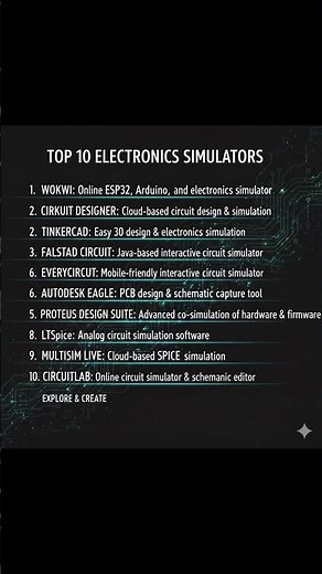 Top 10 FREE Electronics Simulation Tools You Must Try in 2025! ⚡🔧