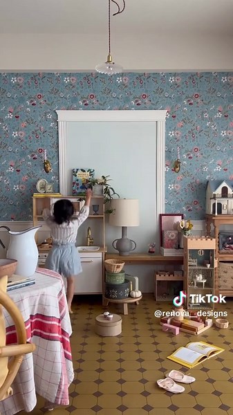 子供部屋のDIYアイデアとレトロなデザイン