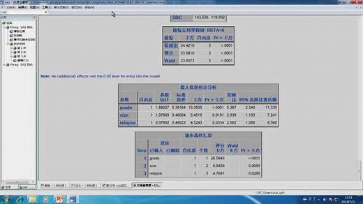 10. Cox回归分析-统计软件SAS教学视频