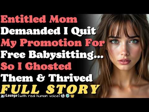 Entitled Mom Demanded I Quit My Promotion For Free Babysitting So I Ghosted Them & Thrived