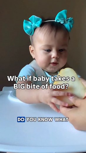 404K views · 6.4K reactions | What to do with big bites: It’s normal...