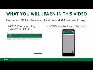 How to find NETIO devices on the local network
