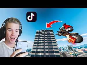 Recreating VIRAL GTA 5 STUNTS On Tik Tok! #25